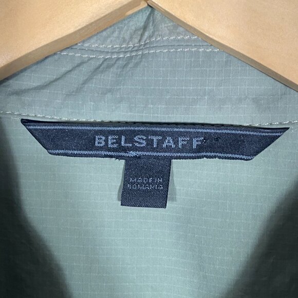 Belstaff Talbrook Zip Shirt Jacket Light Green - Picture 6 of 13